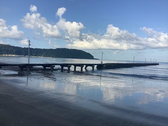 牛込海岸の桟橋